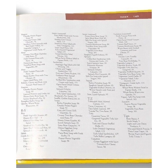 1993 Vegetarian Recipes Better Homes And Gardens Cooking For Today Hardcover VTG - Picture 8 of 10